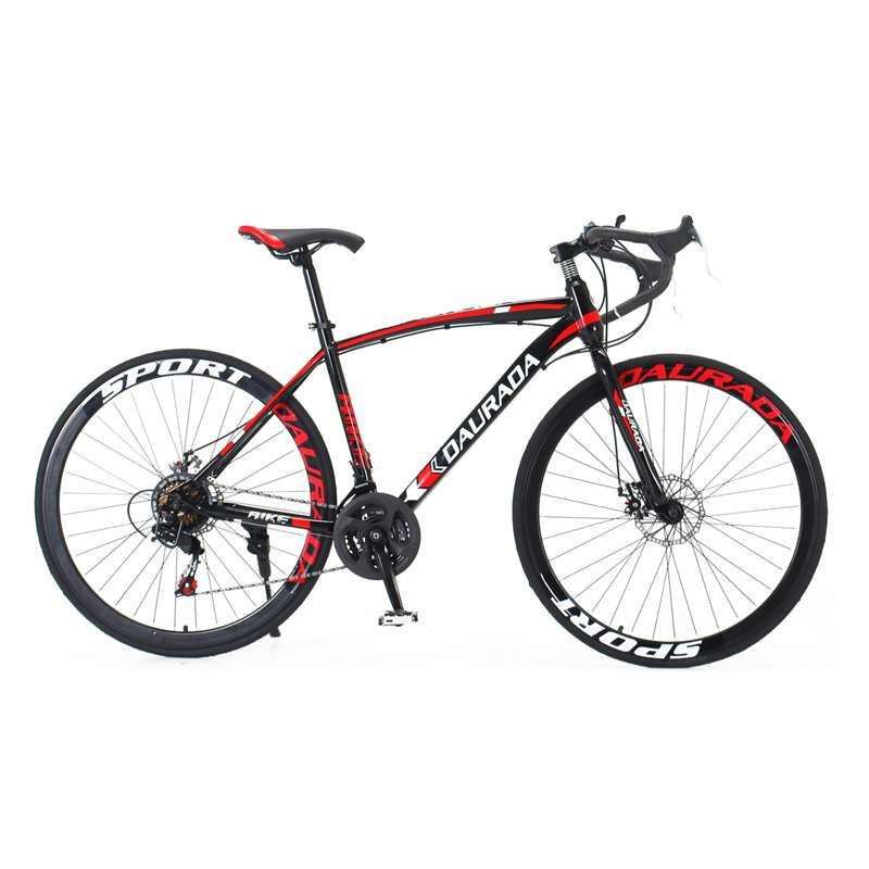 27 Inch 21 Speeds Steel Frame 700C Racing Road Bike (Yellow/Black)