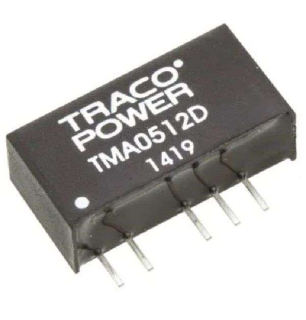 Traco Power (TMA 0512D) Isolated Through Hole DC/DC Converter, Output 12V