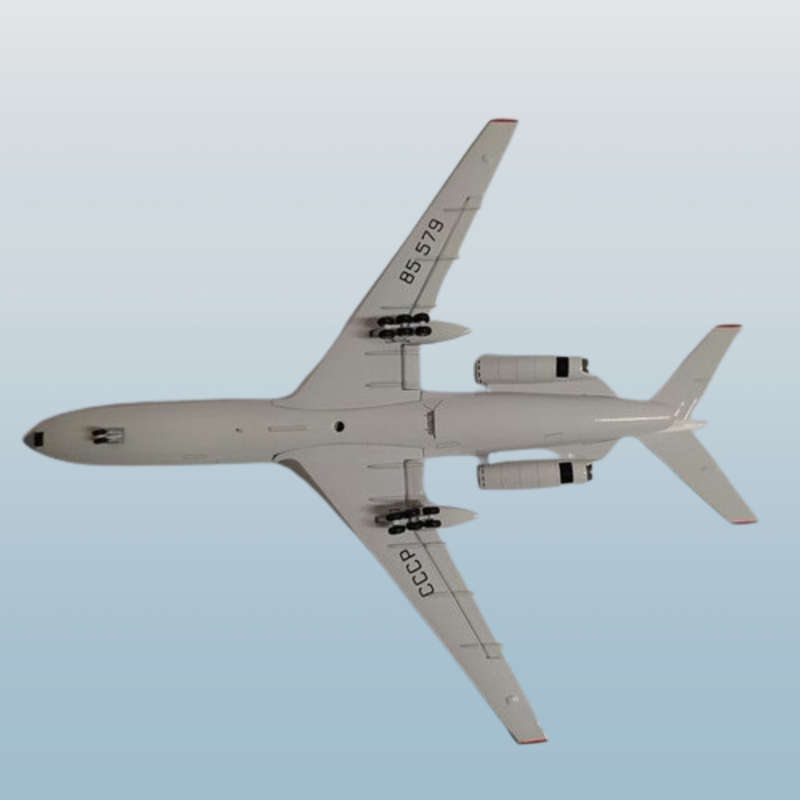 1:200 Scale,Tupolev TU-154B2 Aeroflot, Diecast Alloy Display Model Airplane