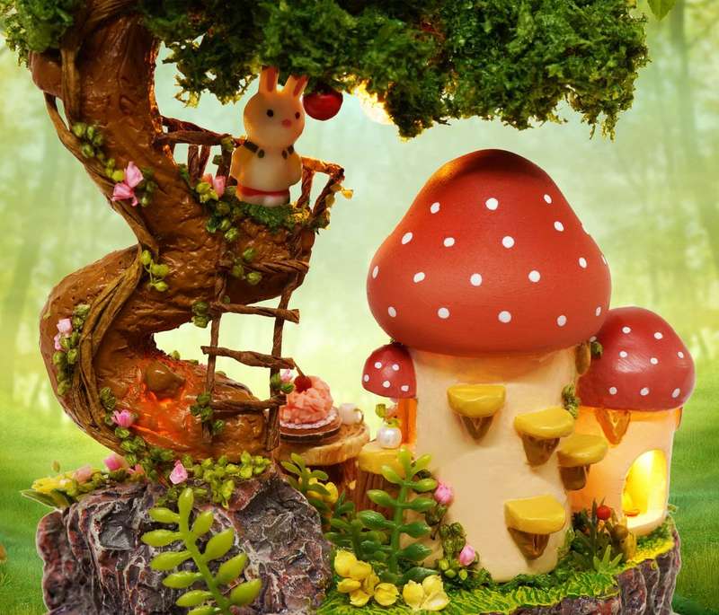 Cuteroom DIY Miniature Music Rotating House - Garden Diary