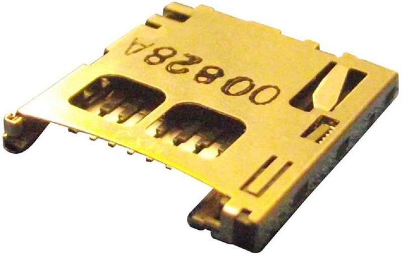 Molex (502570-0893) Memory Card Connector, MicroSD, Push-Push, 8 Contacts