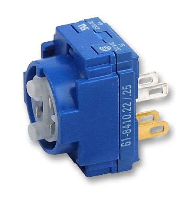 Eao (61-8410.22) Contact Block, 1NO, 5 A, 250 V, 1 Pole, 61 Series