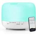 LED 500ML Aroma Diffuser Atomizer Air Humidifier With Remote And Adaptor