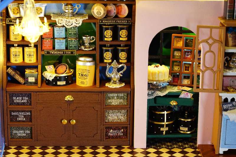 Cuteroom DIY Miniature House - Tea House Rose Garden