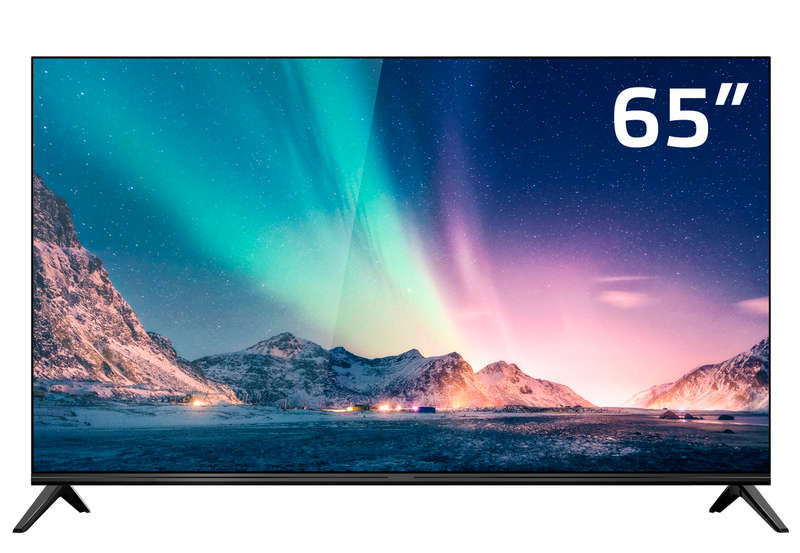 Ecco LH65S 65" LED Smart TV HDMI, USB, Multi-Language Menu 138W, Built-in Speakers