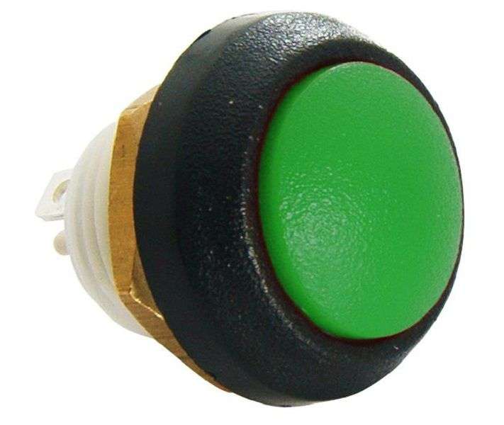 Itw Switches (48-2-RB-N-GR-B) Industrial Pushbutton Switch, 13.6 mm