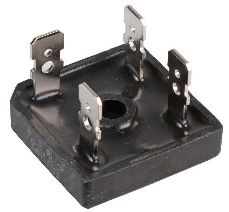 Onsemi (GBPC2502) Bridge Rectifier, Single Phase, 200 V, 25 A, Module