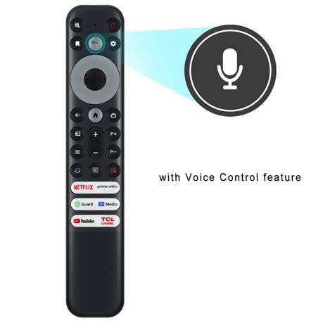 Replacement Remote Control Compatible with TCL TV RC902V FMR1 FMR4