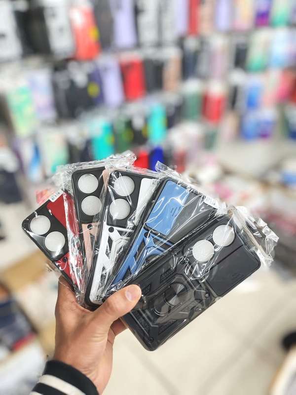 Shockproof Case with Sliding Camera Protection For Honor X7b