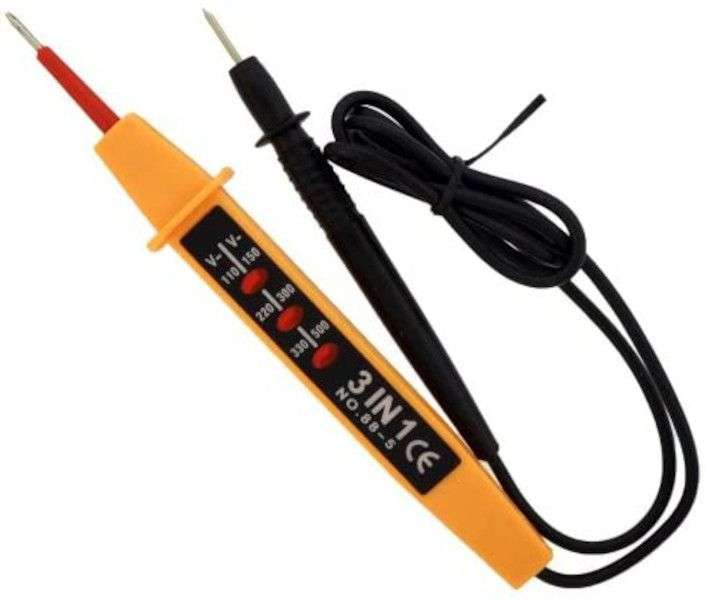 AC and DC Voltage Tester - 3-In-1 Voltage Detector Tester 110-380V 110-150V / 220-300V / 380-500V