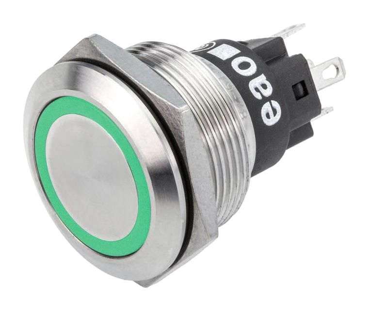 EAO (82-6651.1134) Vandal Resistant Switch, 316L Stainless Steel, 22 m
