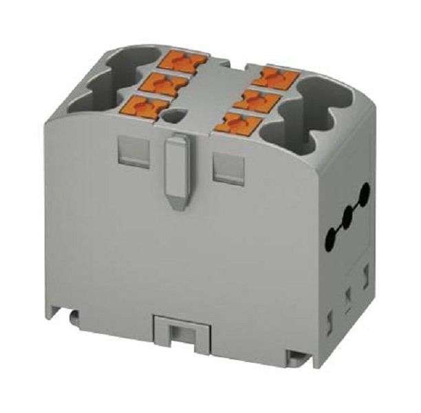 Phoenix Contact (PTFIX 6X2,5 GY) Panel Mount Barrier Terminal Block, 24 A,