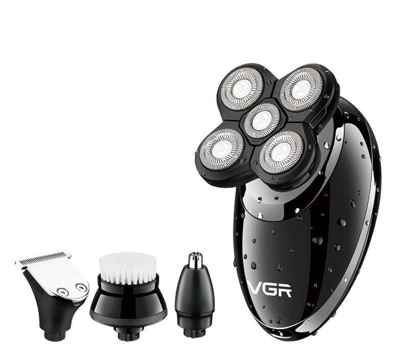 4 in 1 Rotary Electric Shaver Wet and Dry Hair Rechargeable Clipper