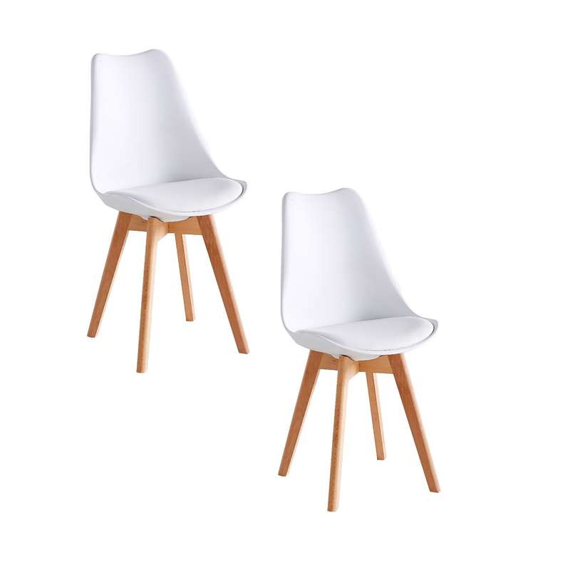 Dining Chair Set of 2 padded seat