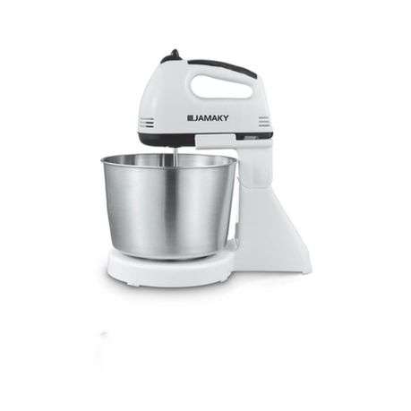 JAMAKY-250W Electric Stand Mixer 2L& 7-Speed With 2 Bowls