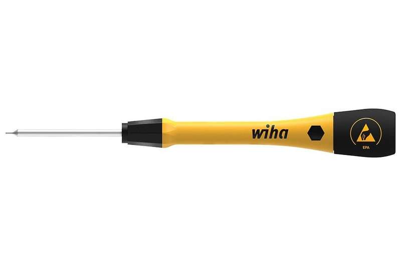 Wiha (43681) Screwdriver, Hex, 1.3mm, 134mm, ESD