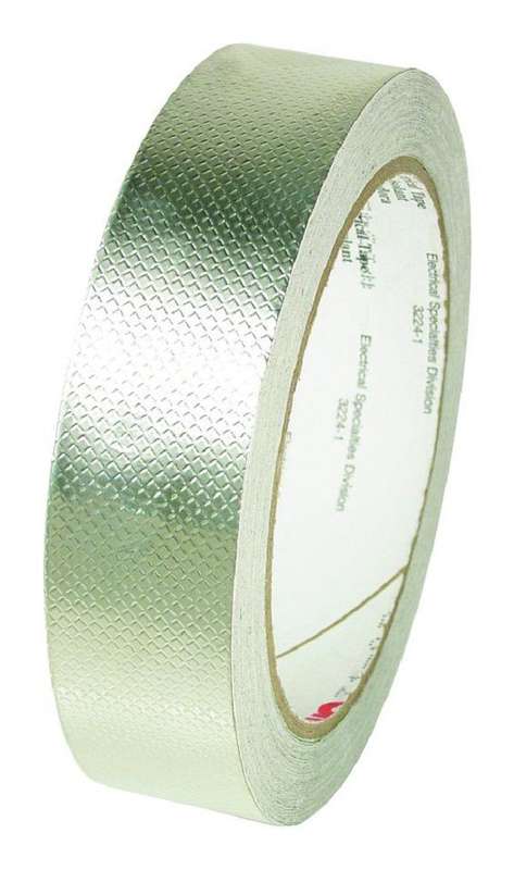 3M (1345 12MM) Tape, EMI/RFI Shielding, Tin Plated Copper Foil, 12mmx16.5m