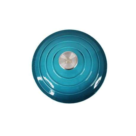 LMA 7 Piece Cast Iron Dutch Oven Cookware Set - Turquoise (PLEASE READ DESCRIPTION)