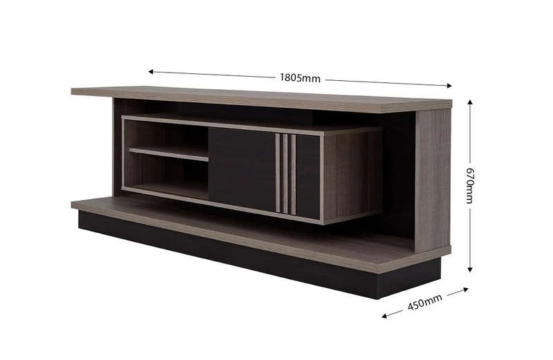 Plasma/Smart TV Stands - Sliding Doors and Shelves -Wenge