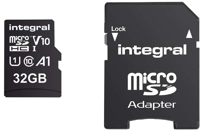 Integral (INMSDH32G-100V10) 32GB High Speed MicroSDHC UHS-I Memory Card