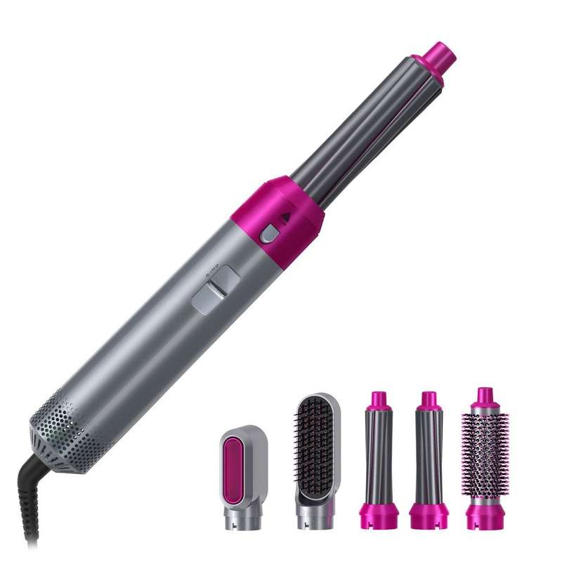 5 in 1 Interchangeable Hot Air Brush and Hair Dryer