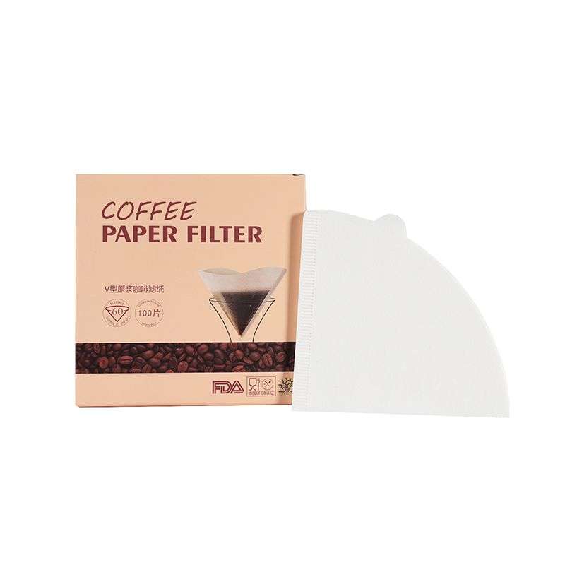 DHAO Coffee Filters Disposable Pour Over Coffee Filter 1-2 Cup - Brown
