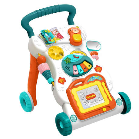 Jack Brown Multifunctional First Steps Baby Walker Toy - Blue