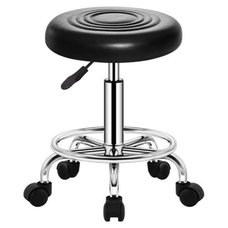 Rolling Salon Stool Swivel Chair with  Wheels Height Adjustable Hydraulic