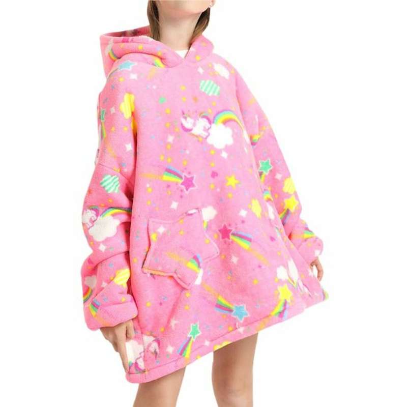 Wearable Blanket Hoodie oversized for Girls Boys Teens