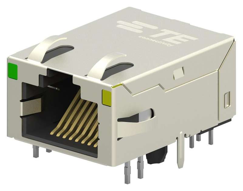 TE Connectivity (6-2301994-1) Modular Connector, RJ45 Jack, 1 x 1 (Port)