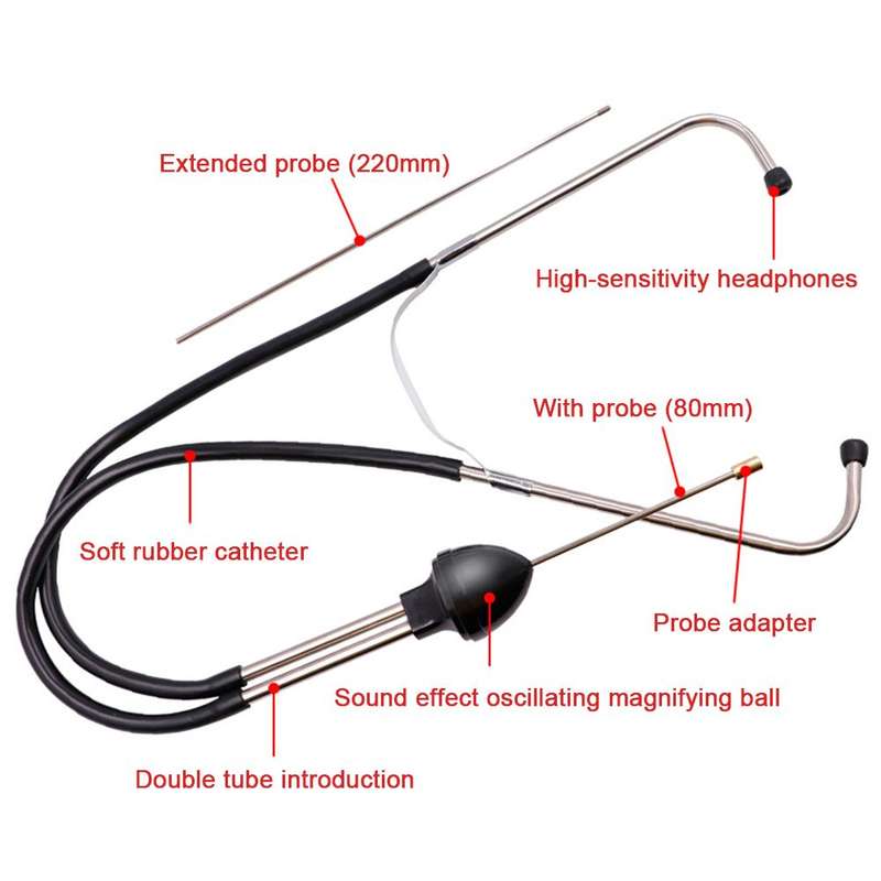Professional Automotive Cylinder Stethoscope