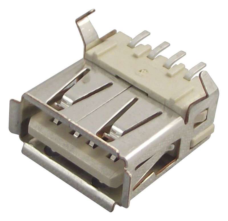 TE Connectivity (292303-9) USB Connector, USB Type A, USB 2.0, Receptacle