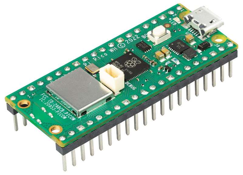 Raspberry Pi (RASPBERRY PI PICO WH) ARM Cortex-M0+Flash, Wifi, With header