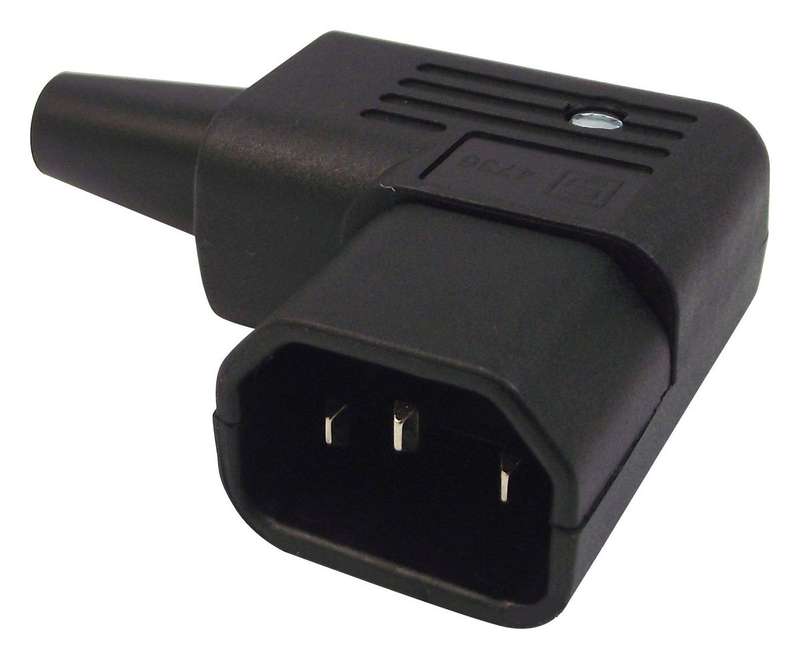 Schurter (4736.0000) IEC Power Connector, IEC C14 Plug, 15 A, 250 VAC
