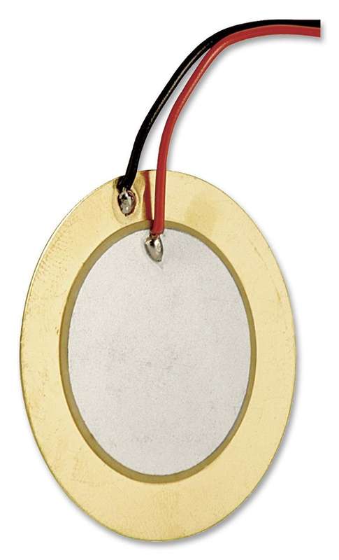 Multicomp Pro (2433035) Piezo Element, Sounder, 2.8 kHz, 600 ohm, 0.037 µF