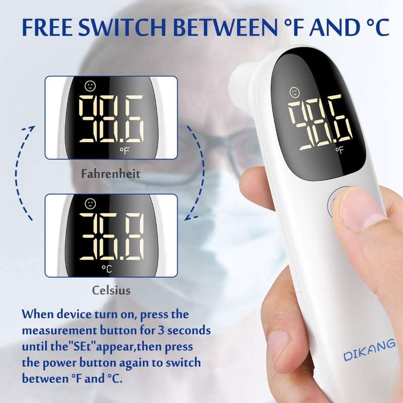 2 in 1 Infrared Ear and Forehead Thermometer