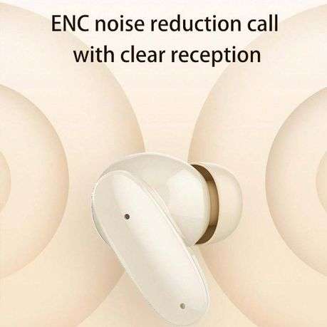 HP - H10I - HIFI Sound Sport TWS Wireless Earbuds - Beige