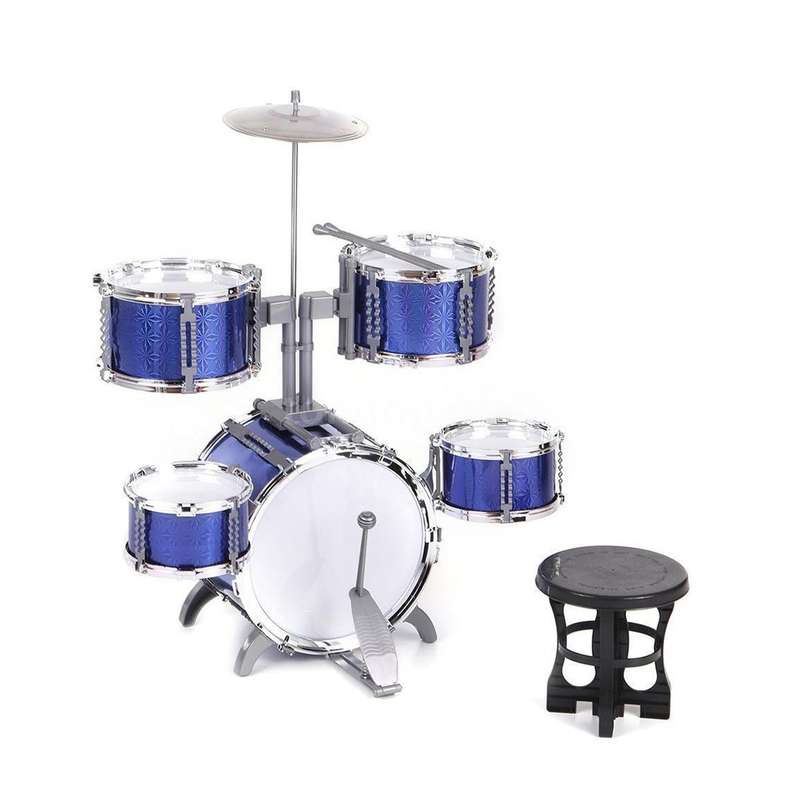 Toddler Kids Musical Jazz Drum Toy Set Percussion Instrument Kit