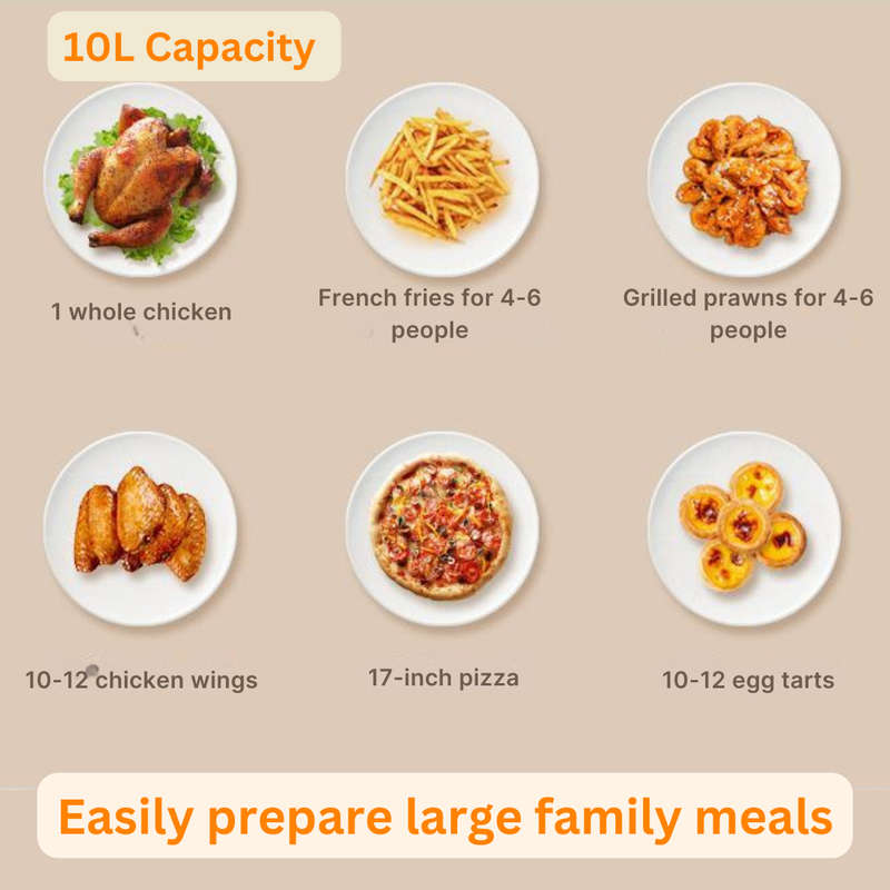electric oven household multifunctional air fryer