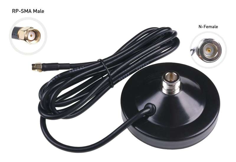Seeed Studio (321990855) Fiberglass Antenna, N-Type to RP-SMA Female Cable