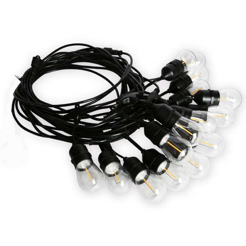 15  meter light string with 15 bulbs 220V