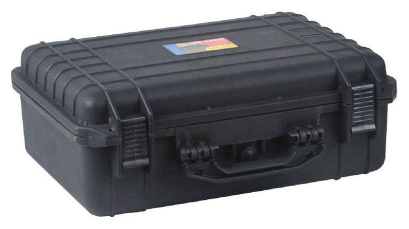 Duratool 22-24115 Waterproof Case, Black, PP 176 mm Height, 357 mm Width