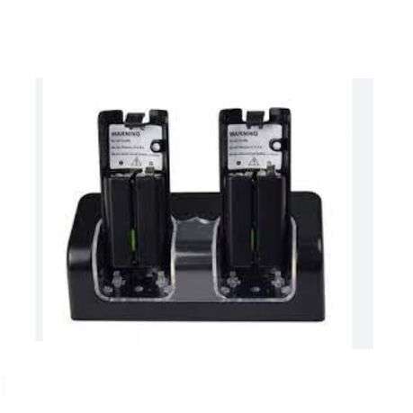 Wii Dual Remote Charging Station Dock & 2 Rechargeable Batteries 2800mAh