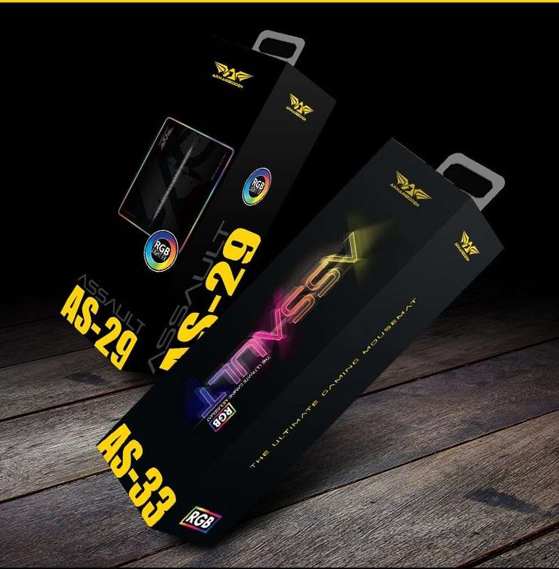 Armaggeddon Assault AS-33R Extra Large RGB Gaming Mouse Mat