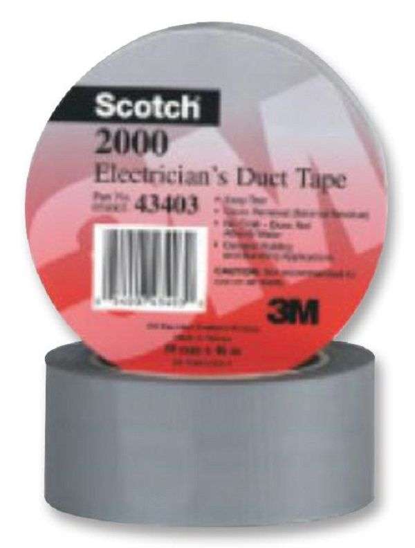 3M (2000 50MM) Tape, Electrical Insulation, 50 mm x 46 m