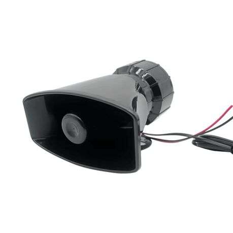 100W Electric 7 Sound Car Siren with Warnings and Microphone