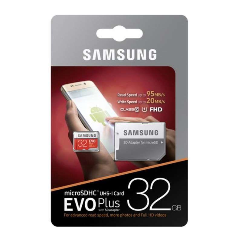 Samsung EVO Plus 32GB MicroSDXC with SD Adapter