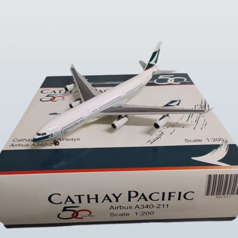 1:200 Scale, Airbus A340-211, Cathay Pacific, Alloy Display Model Airplane