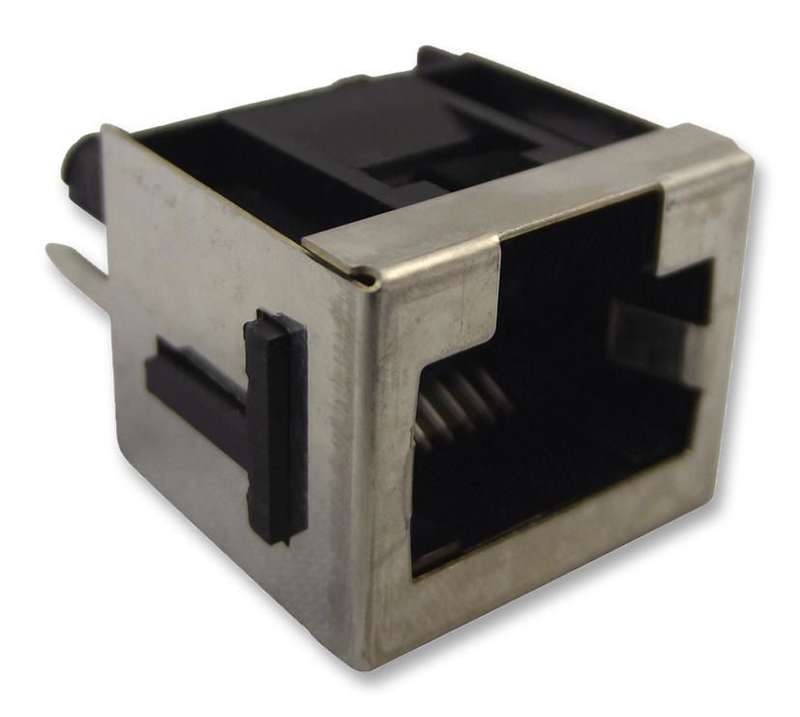 TE Connectivity (100616-2) Modular Connector, RJ45 Jack, 1 x 1 (Port)