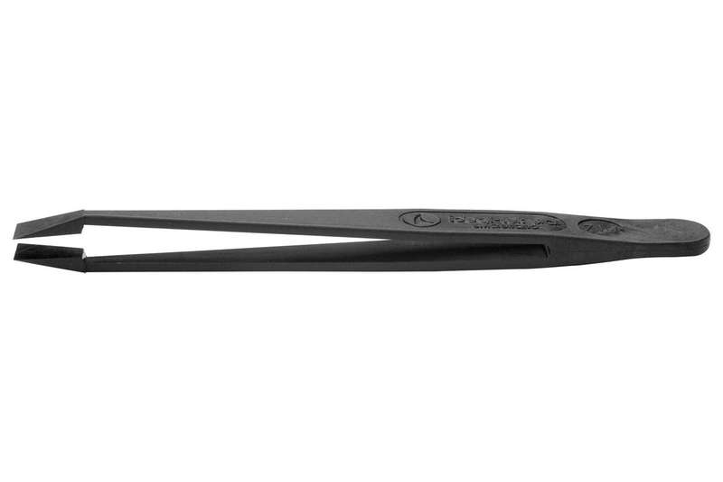 Ideal-Tek (710.CF) Tweezer, Component Positioning, ESD, Bent, Flat, PA66